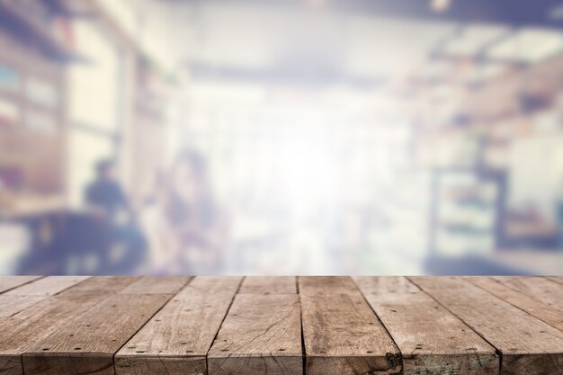 Table top with background