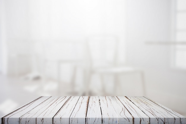 Table top with background