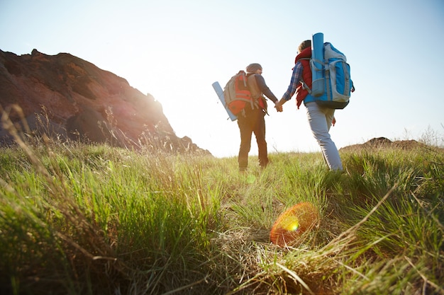 Taking Path to Mountains