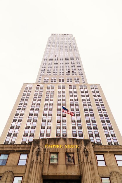 Tall highrise Empire State Building in New York