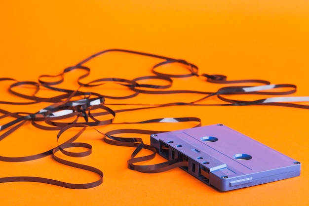 Tape from cassette