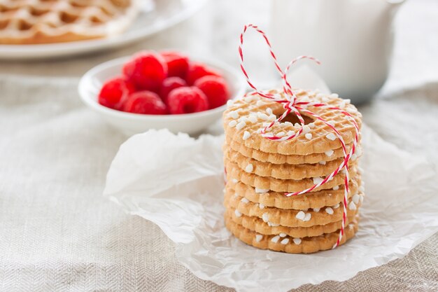 Tasty cookies for dessert