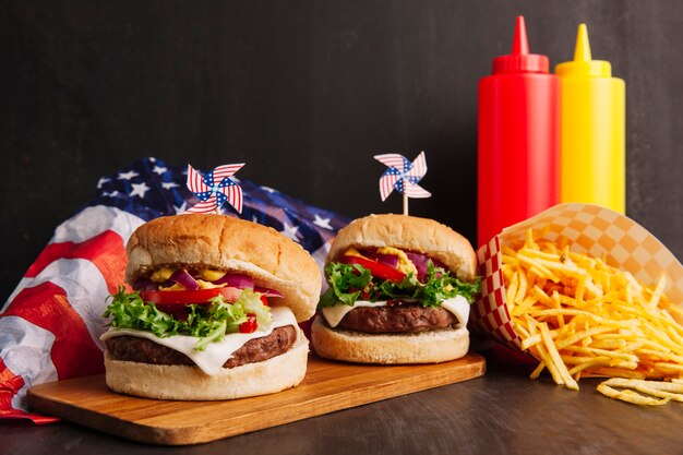 美味しいハンバーガー