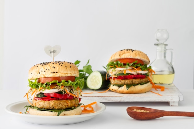 Free photo tasty hamburgers