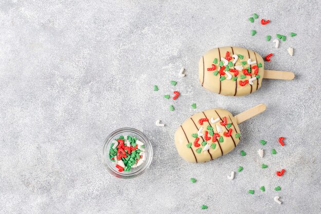 Tasty homemade Christmas cookies.