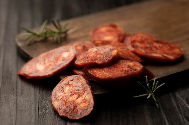 Tasty traditional chorizo arrangement