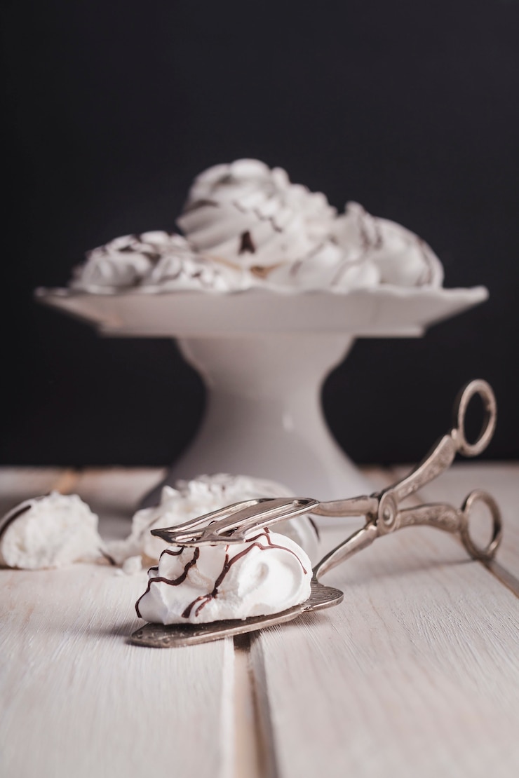 Free Photo tasty white marshmallows