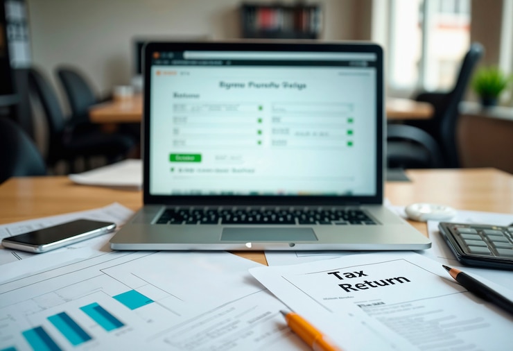 Free Photo tax return filing