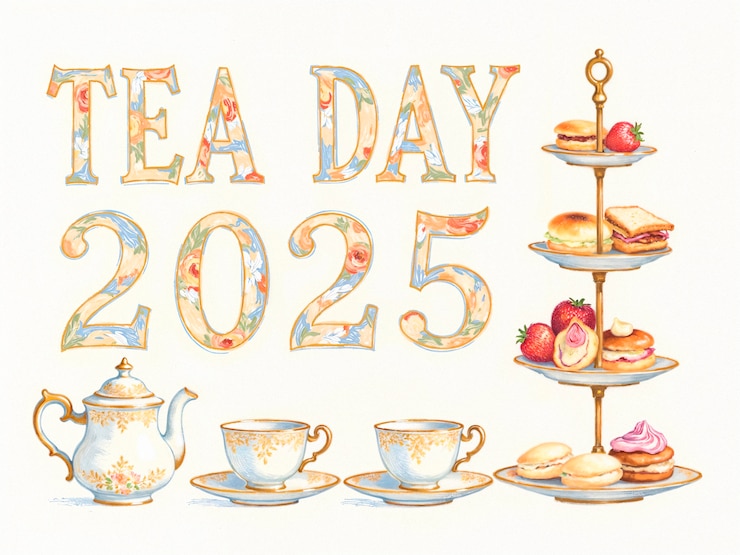 Free Photo tea day 2025