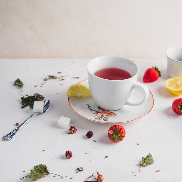 Tea still life