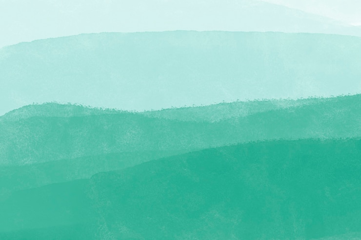 Free Photo teal watercolor background, desktop wallpaper abstract design