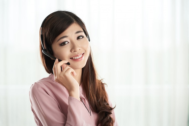 Free Photo technical support operator