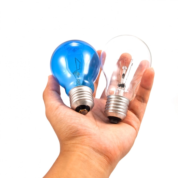 technology idea intelligent lamp lightbulb