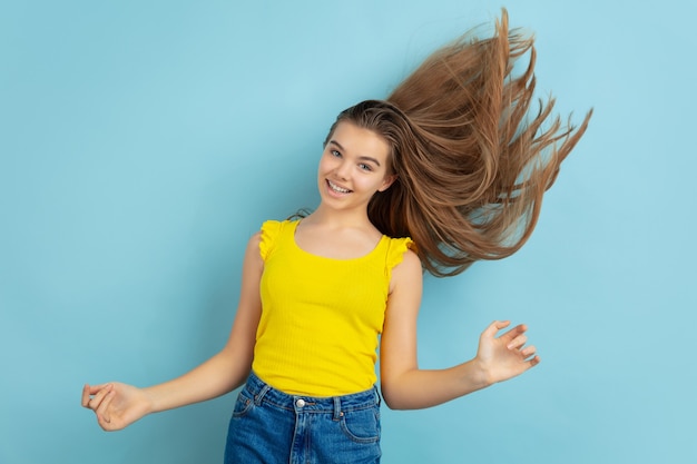 Free photo teen girl dancing