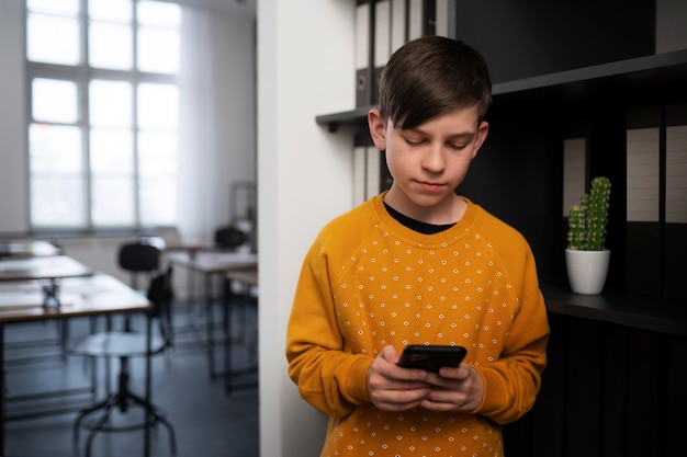 Free photo teenager being cyberbullied