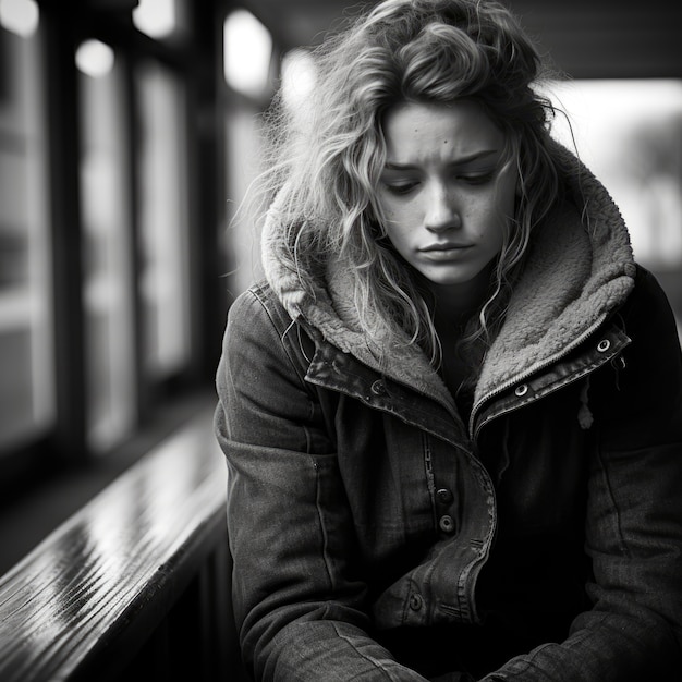 Free photo teenager suffering from hangover