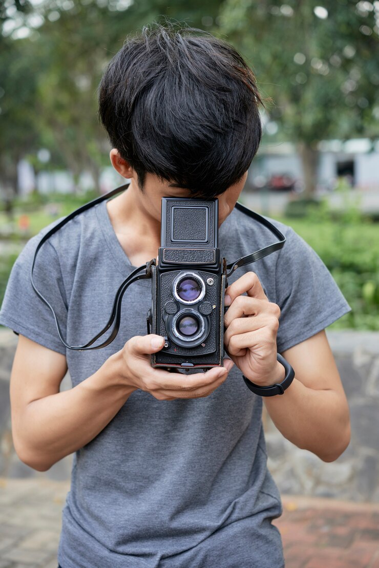 무료 Photo 카메라와 함께 십 대