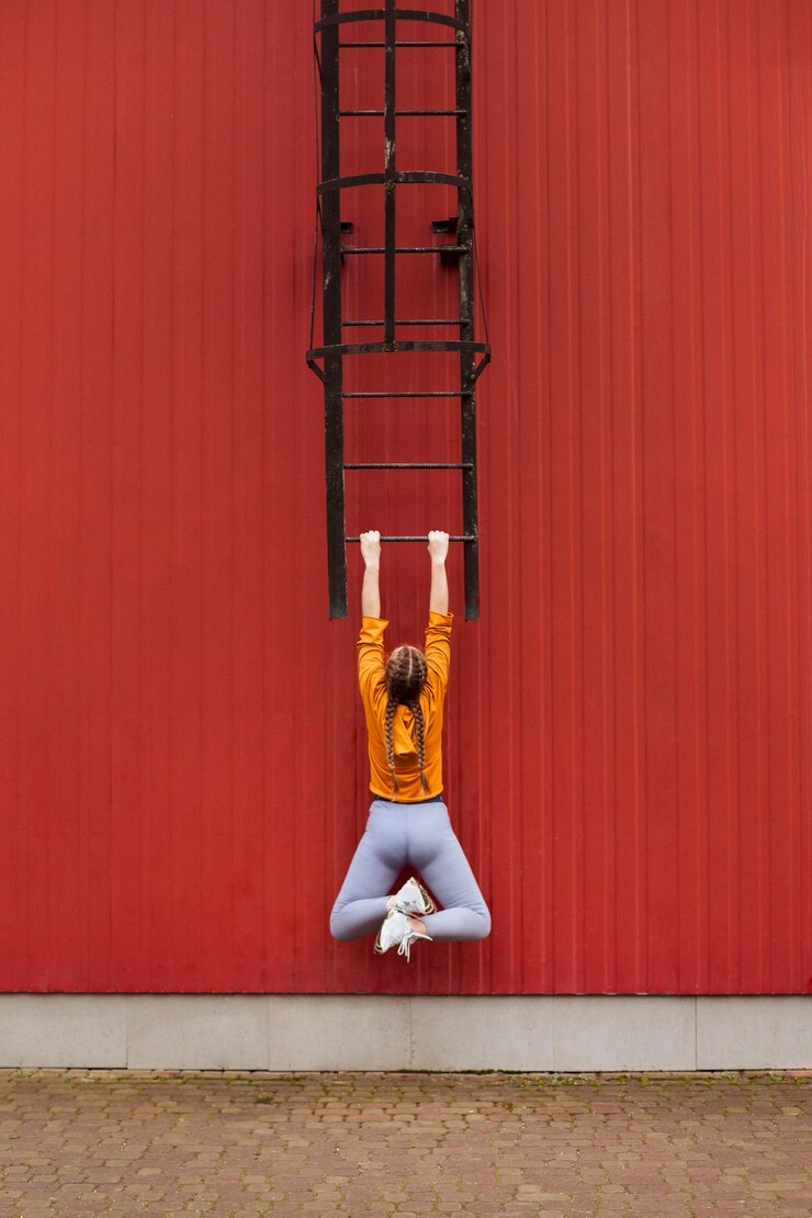 Free Photo teenagers working out outdoors