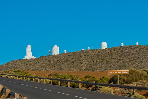 無料写真 テイデ山の天文台イザナの望遠鏡