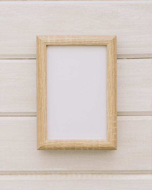 Free photo template  with wooden frame