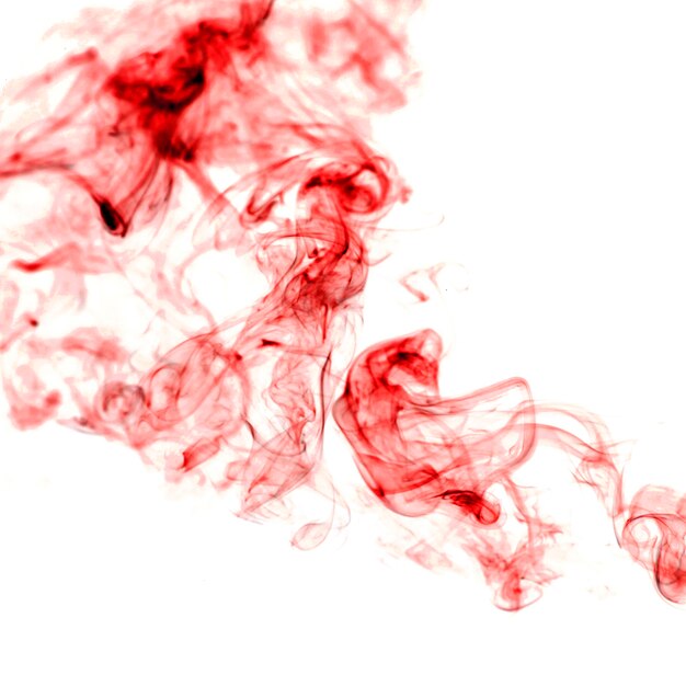 Tendrils of red smoke