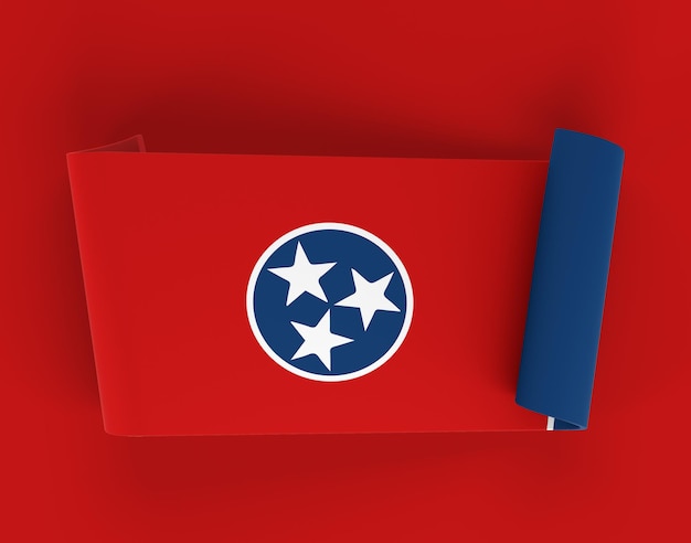 Free photo tennessee ribbon banner