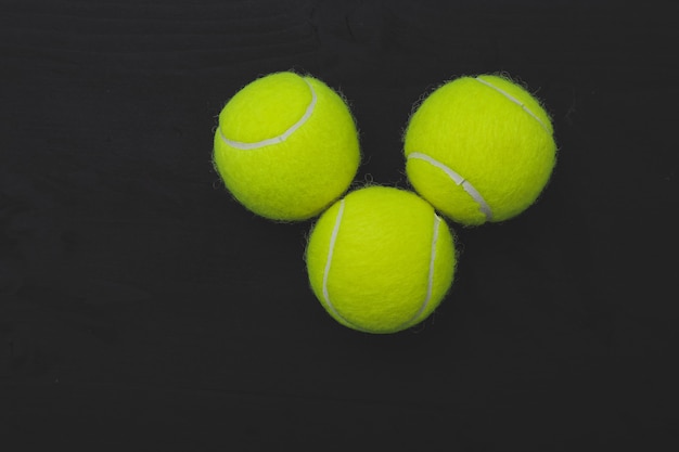 Foto gratuita palline da tennis