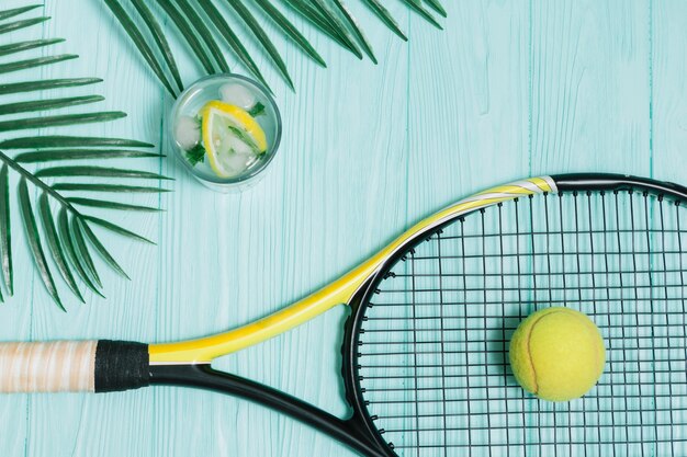 Tennis equipment for playing