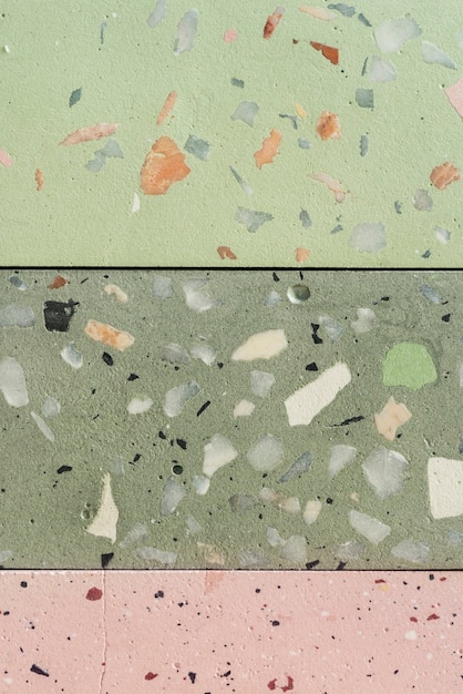 Free photo terrazzo tile surface texture design resource