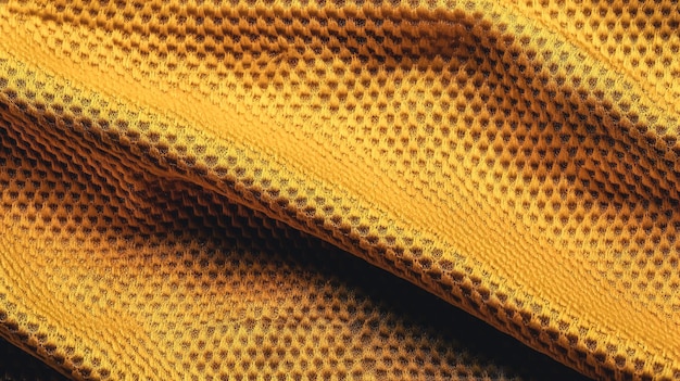 Free photo texture background with golden fabric generative ai