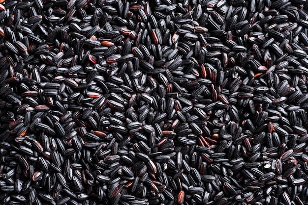 Free photo texture of black rice