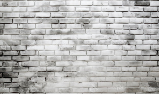 Free photo texture brick wall it can be used as a background brick texture with scratches and cracksai generati