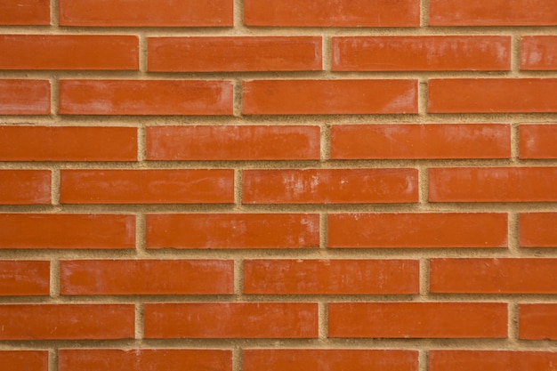Texture of bricks with white spots