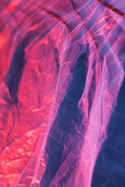 Texture of colorful plastic bag