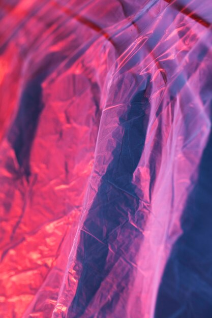 Texture of colorful plastic bag