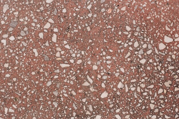 Texture of floor with pebbles