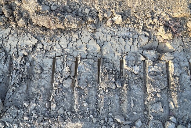 Texture ground with mud in gray colour.