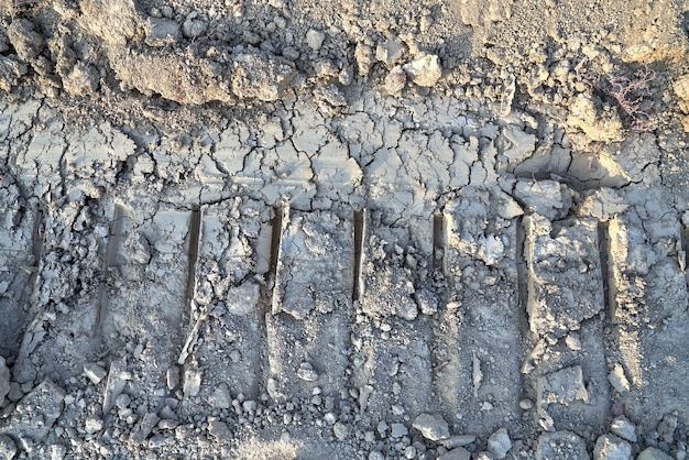 Texture ground with mud in gray colour.