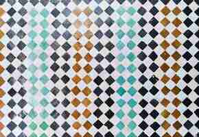 Free photo texture of a mosaic tile surface