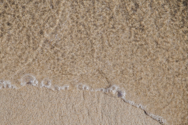 Texture of sand and water