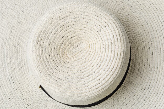Texture of summer hat