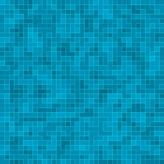 Texture Swimming pool Mosaic tile background. Wallpaper, banner, backdrop.