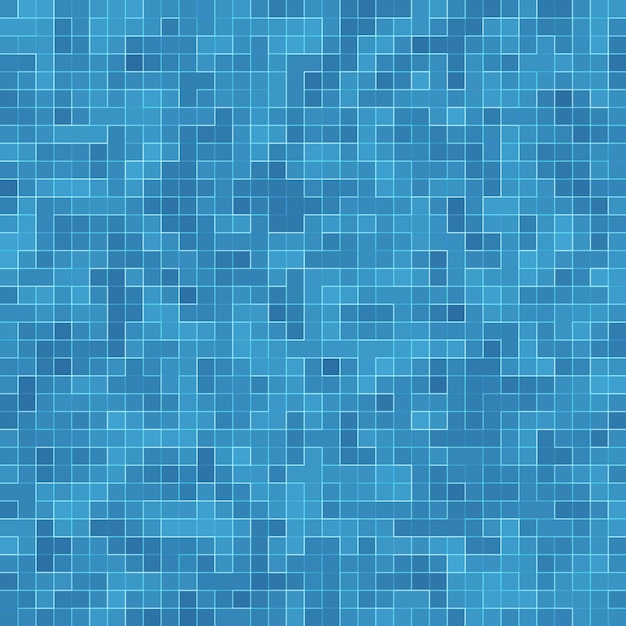 Texture Swimming pool Mosaic tile background. Wallpaper, banner, backdrop.