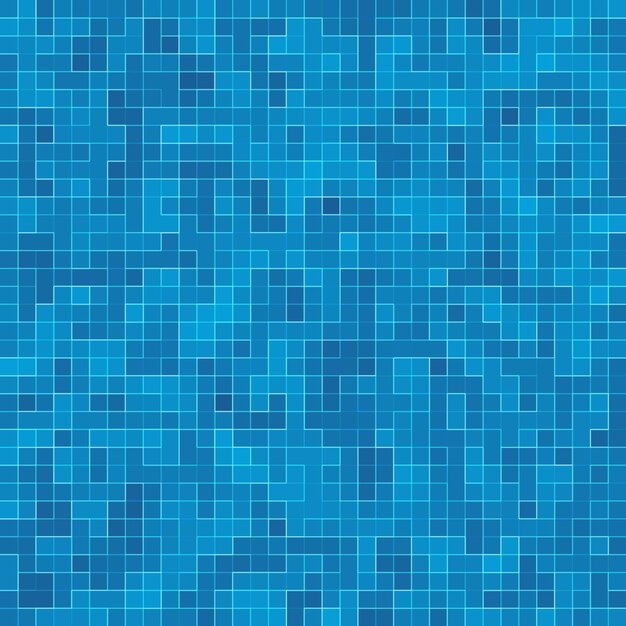 Texture Swimming pool Mosaic tile background. Wallpaper, banner, backdrop.