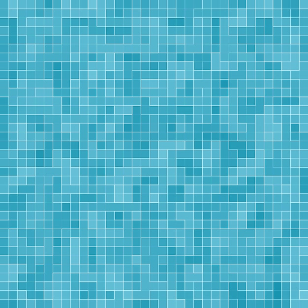 Texture Swimming pool Mosaic tile background. Wallpaper, banner, backdrop.