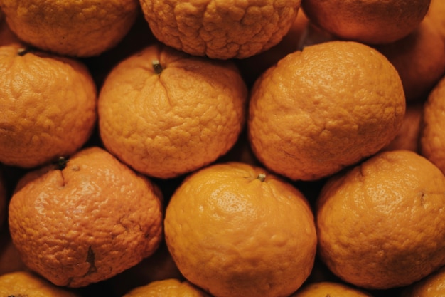 Texture of tangerines