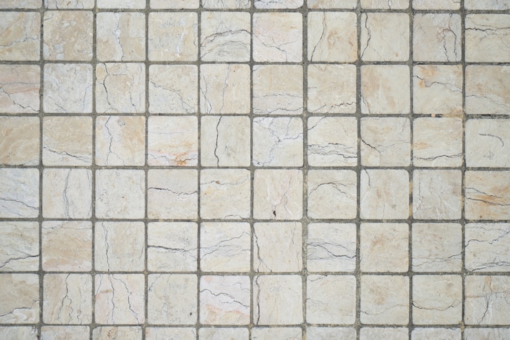 Free Photo texture of white cobblestones