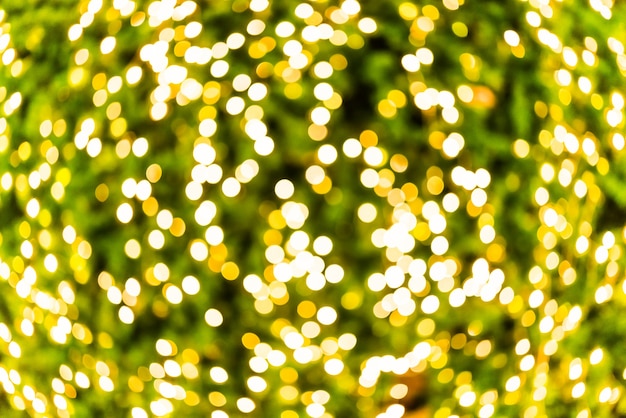 Texture of yellow and green lights