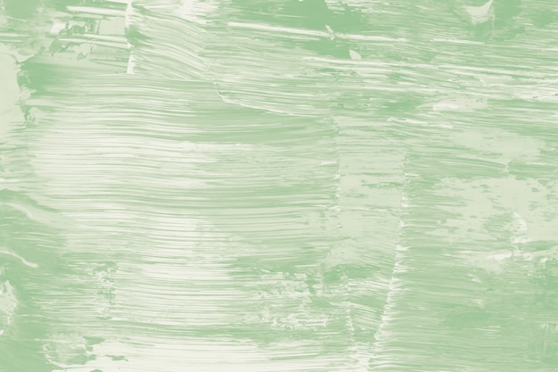 Textured paint background wallpaper in green acrylic paint