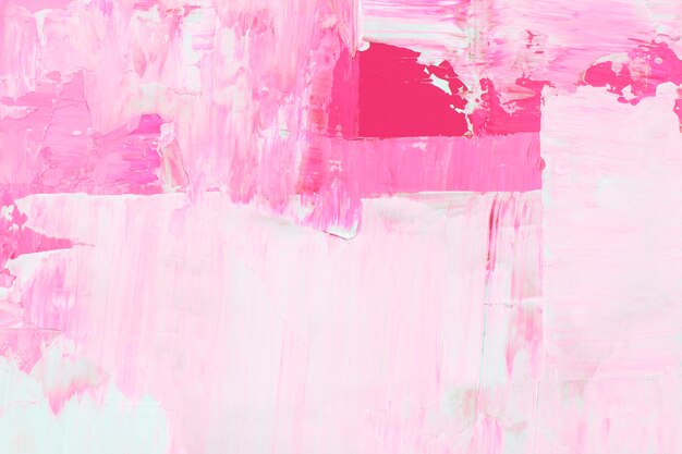 ピンクのアクリル絵の具でテクスチャペイントの背景の壁紙